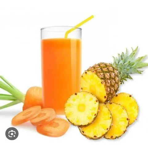 Hình ảnh nước ép thơm + cà rốt- ly 800ml