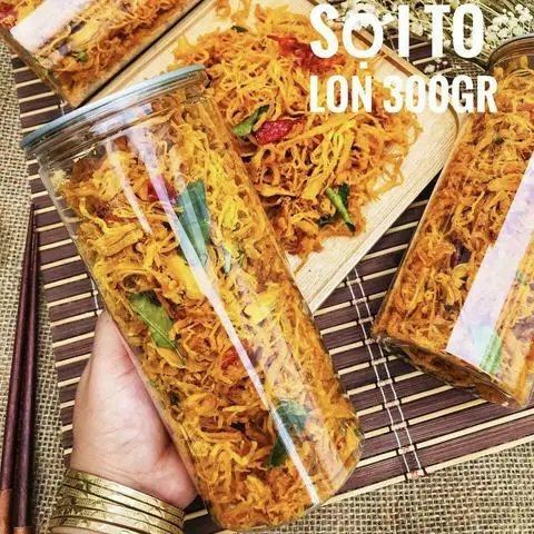 Hình ảnh Khô Gà Cay Lá Chanh