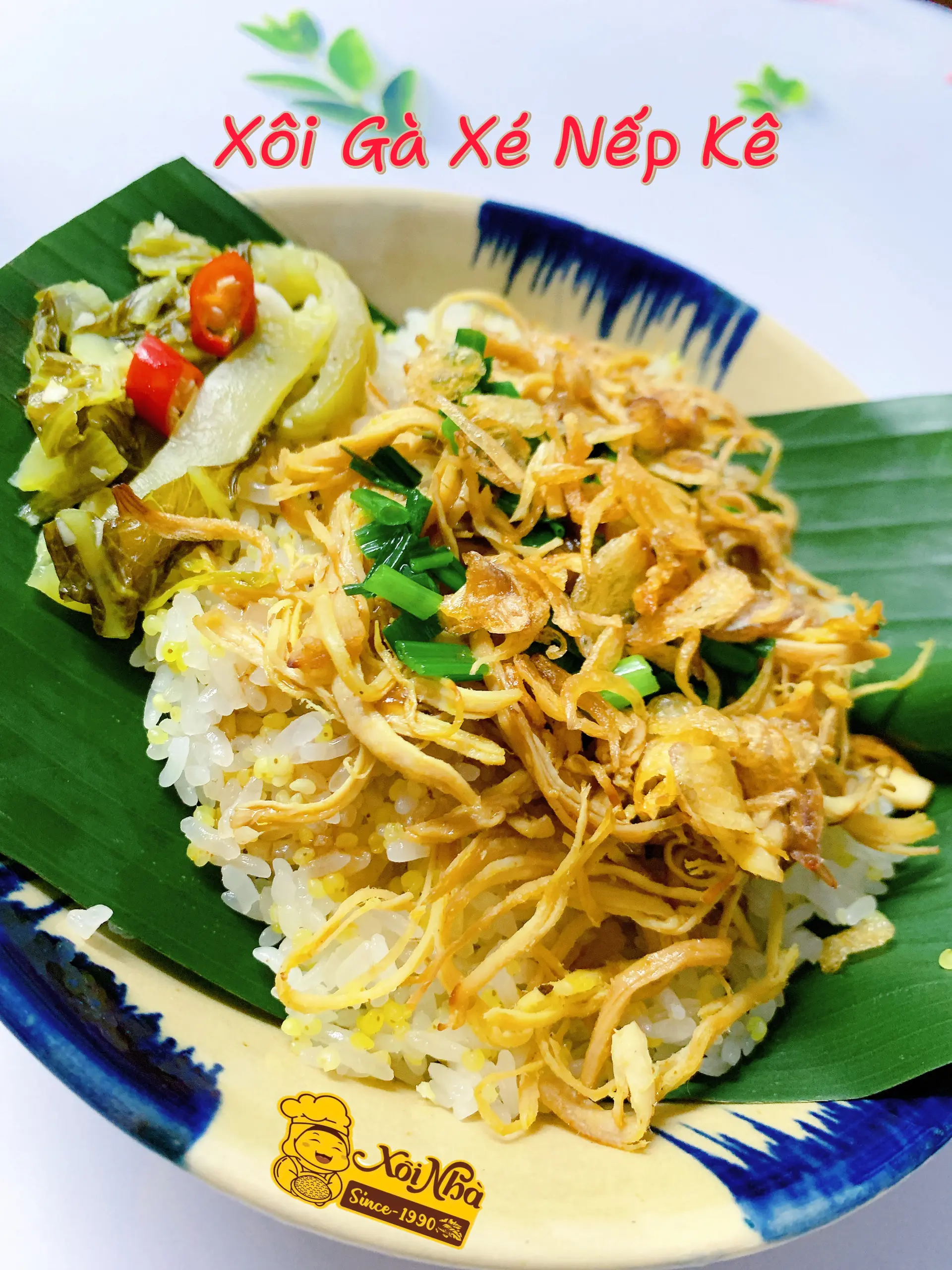 Hình ảnh [Ăn Ngon Rẻ] Xôi gà xé - Nếp Kê Vàng 