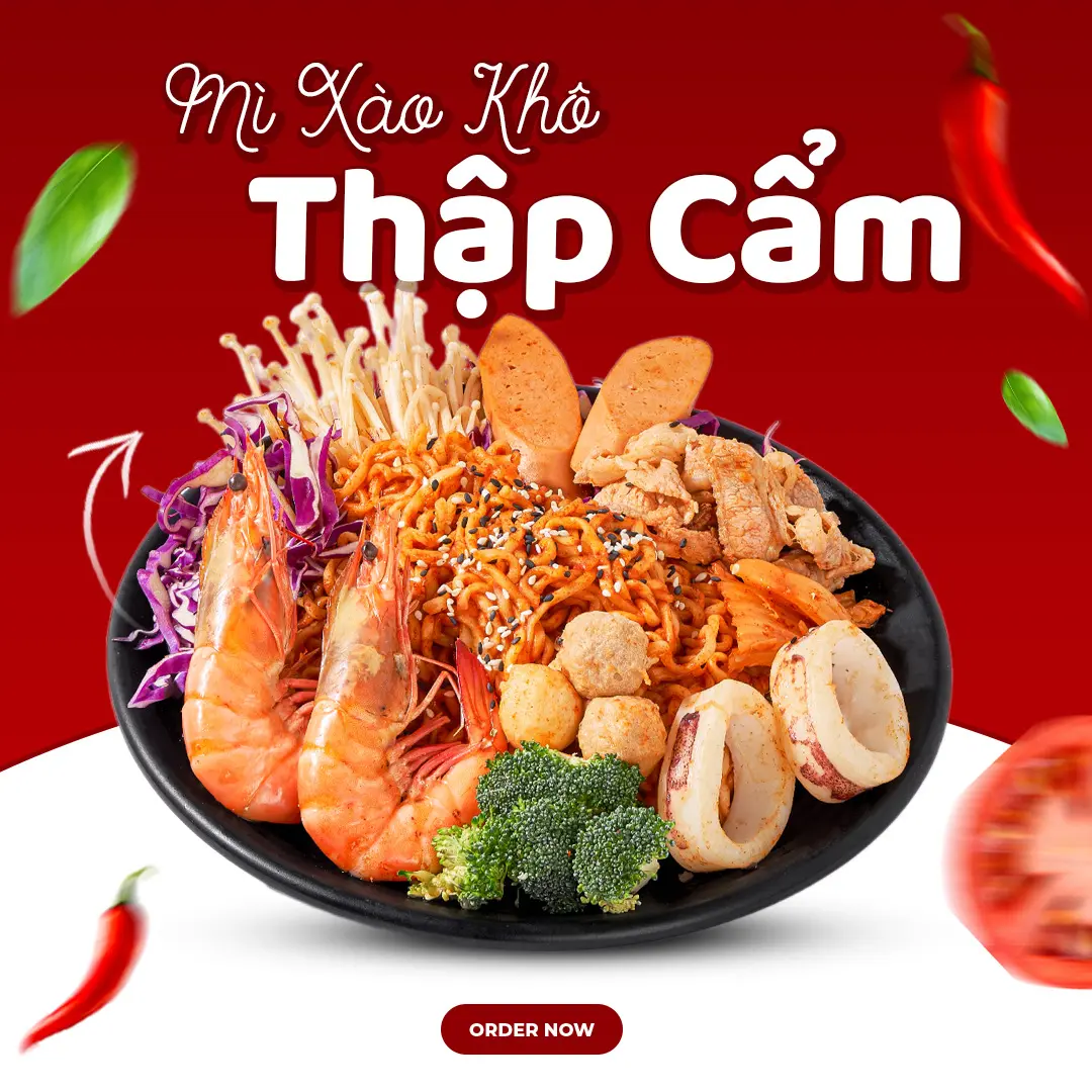 Hình ảnh Mì Xào Khô Thập Cẩm