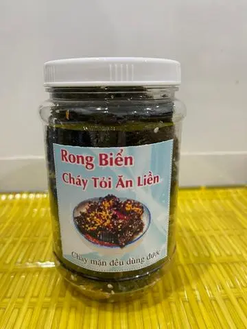 Hình ảnh rong biển cháy tỏi 