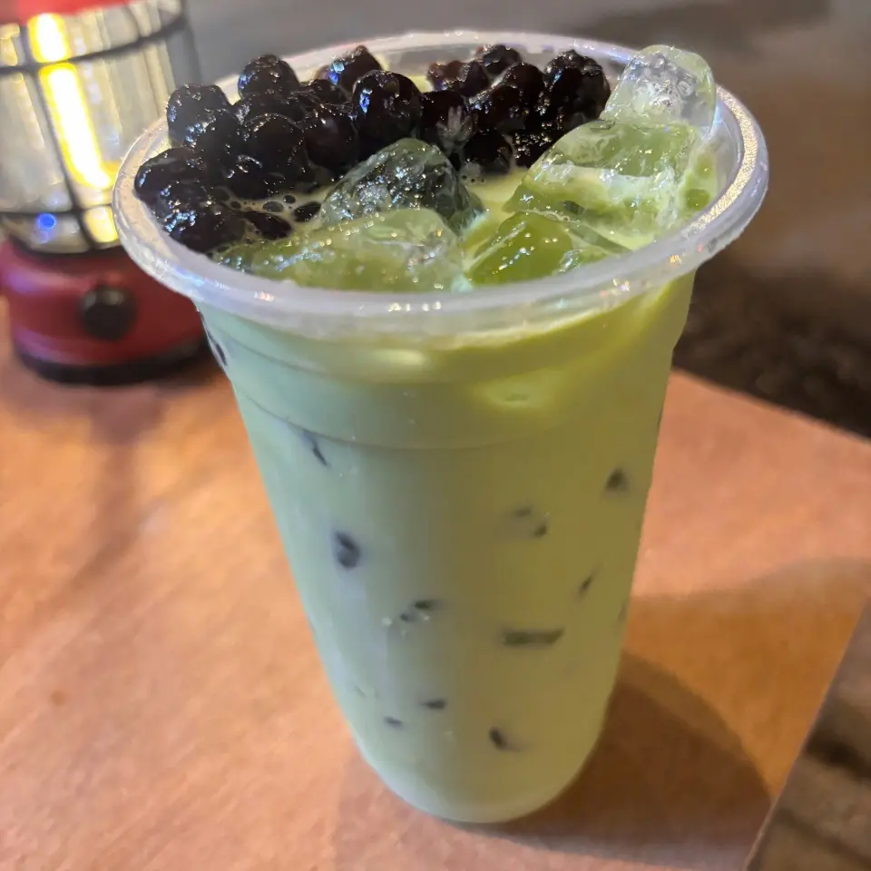 Hình ảnh trà sữa thái xanh