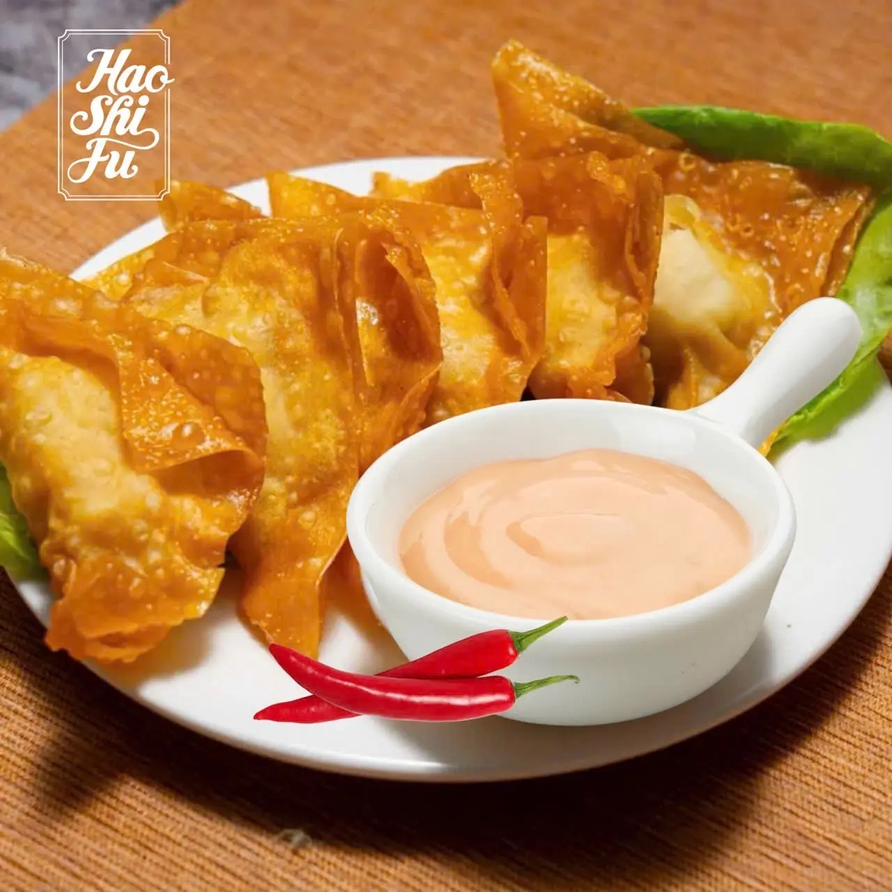 Hình ảnh Sủi Cảo Sốt Phô Mai Cay | 3 Viên Chiên