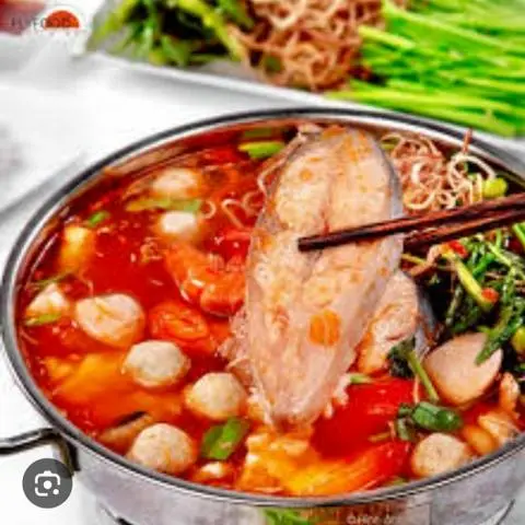 Hình ảnh Lẩu cá hú chua cay