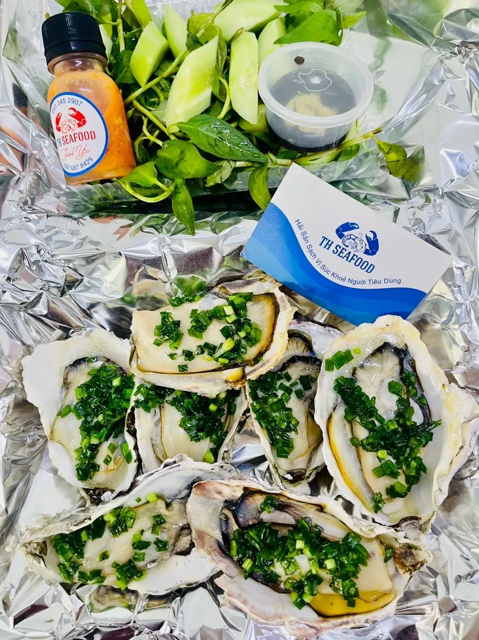 Hình ảnh Hàu Nhật Nướng Mỡ Hành (500gr) 