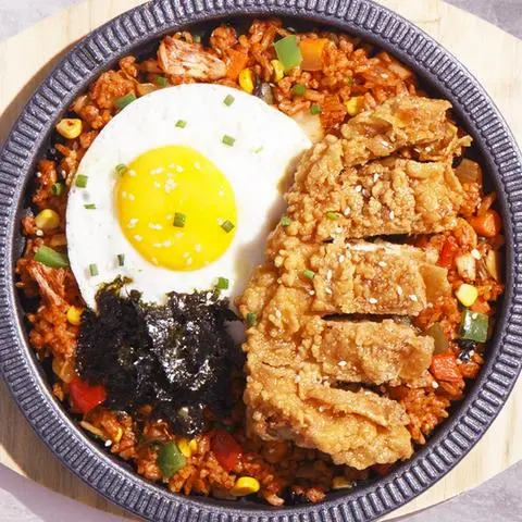 Hình ảnh Cơm chiên kim chi GÀ SỐT