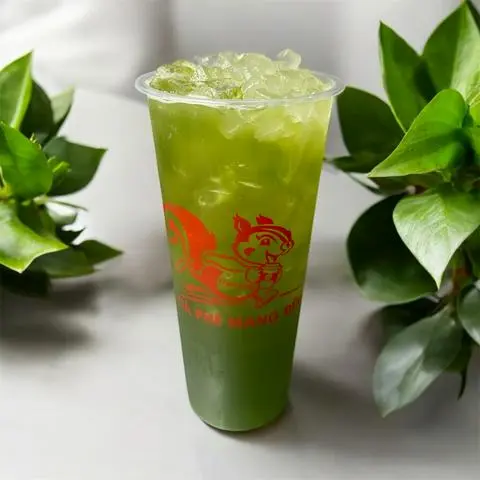 Hình ảnh Trà dưa lưới táo xanh