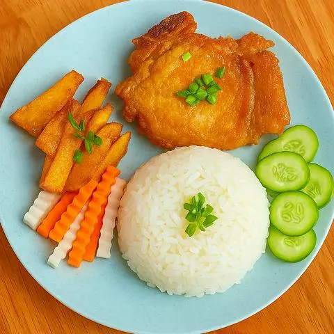 Hình ảnh Cơm Sườn + Ba Rọi Nướng ⭐️