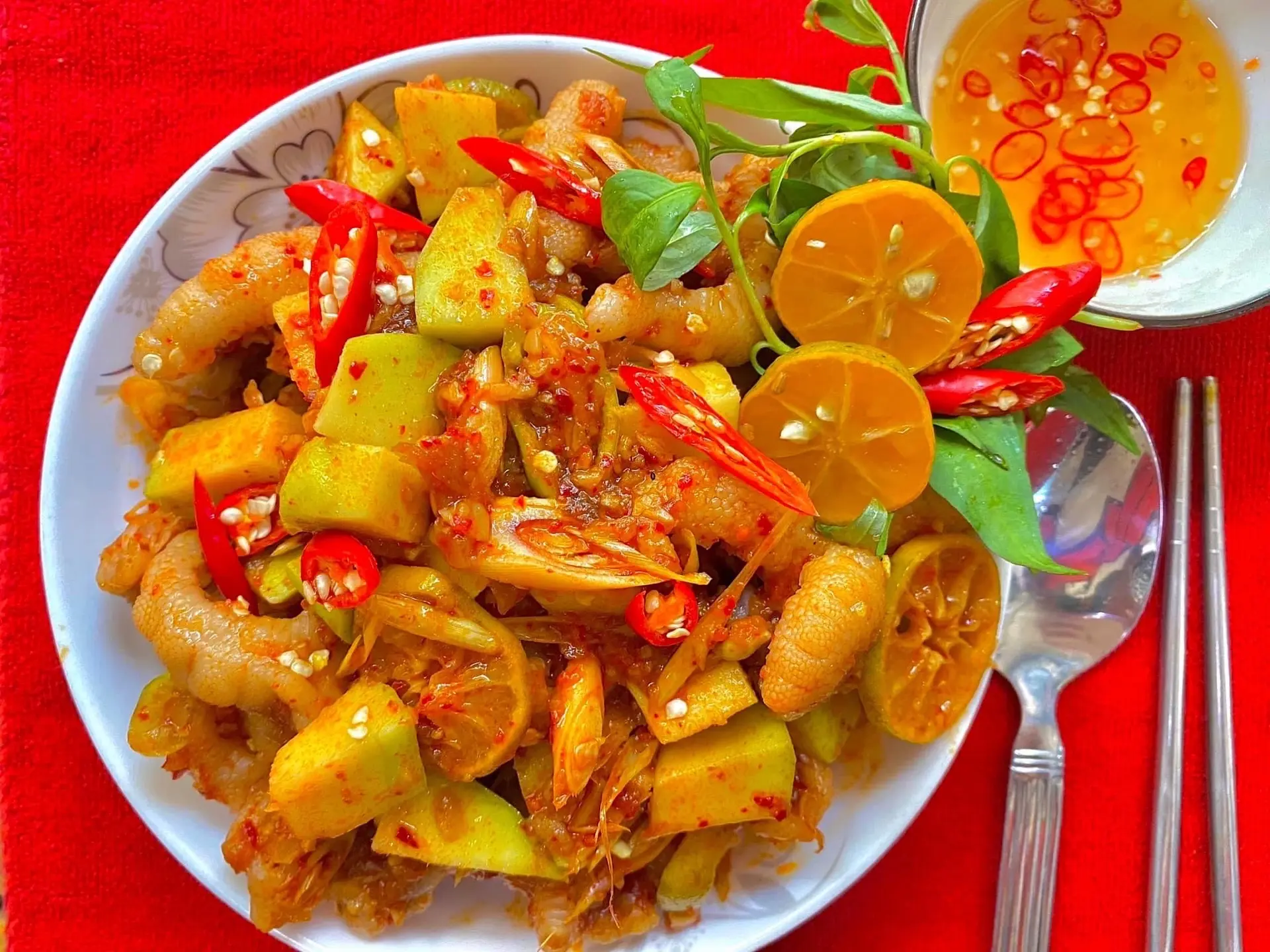 Hình ảnh Chân gà sốt thái - 1Kg