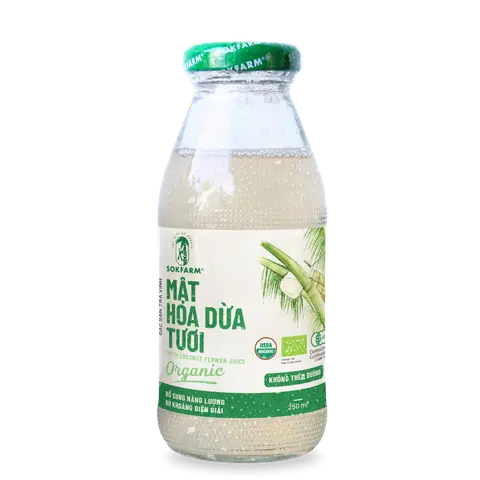 Hình ảnh Nước uống mật hoa dừa hữu cơ