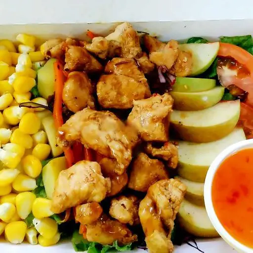 Hình ảnh Salad ức gà sốt chua ngọt