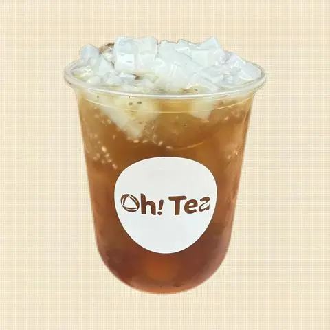 Hình ảnh Trà bí đao thạch dừa hạt chia