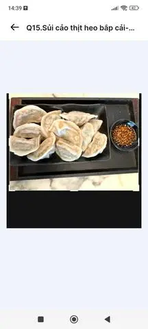 Hình ảnh Q15.Sủi cảo thịt heo bắp cải-高麗菜豬肉水餃