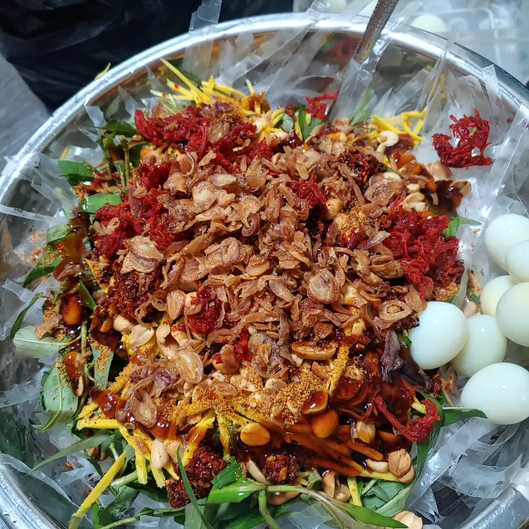 Hình ảnh bánh tráng trộn