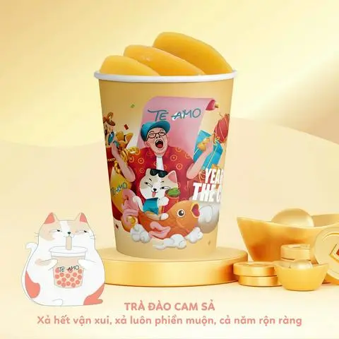 Hình ảnh Trà đào cam sả