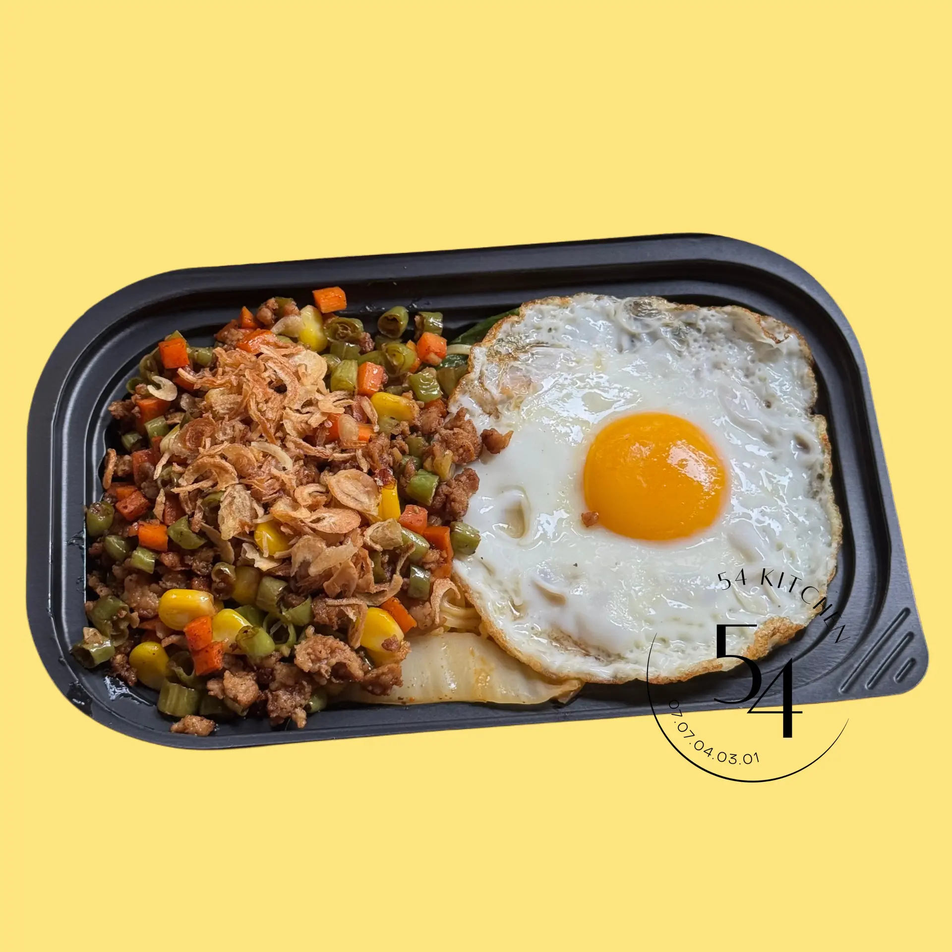 Hình ảnh Mì trộn Indomie thịt bằm rau củ trứng