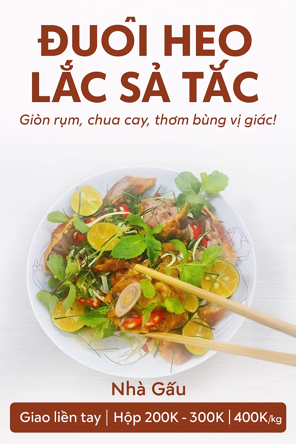 Hình ảnh Đuôi Heo Lắc Sả Tắc