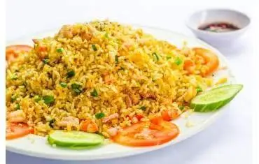 Hình ảnh Cơm chiên gà xé