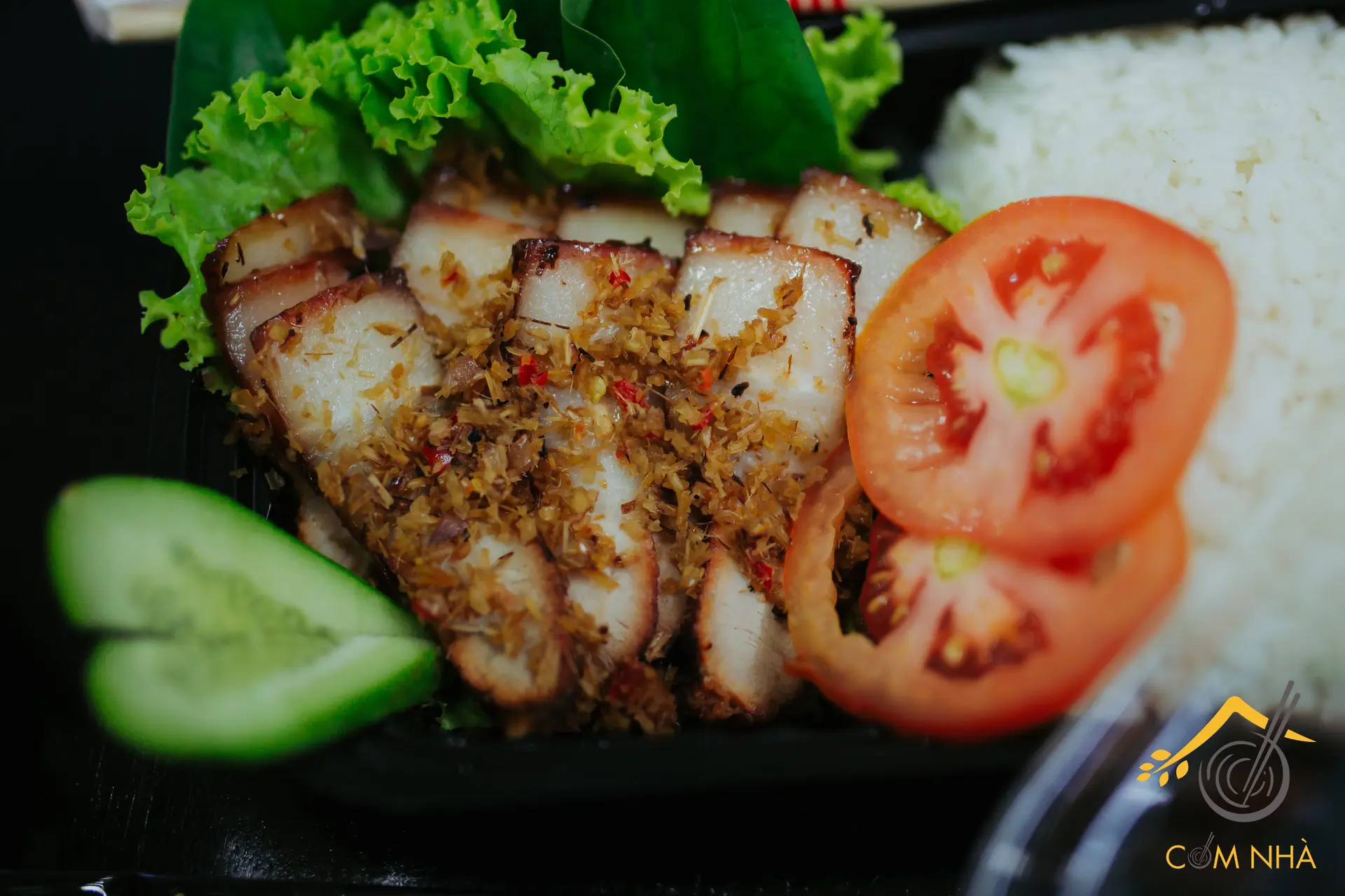 Hình ảnh Cơm Ba Rọi Muối Sả