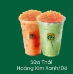 Hình ảnh Sữa Thái Hoàng Kim Xanh/Đỏ
