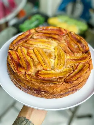 Hình ảnh 1 ổ lớn - Bánh Chuối Nương Bơ Sữa 1kg3