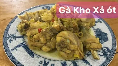 Hình ảnh Gà Kho Xả Ớt