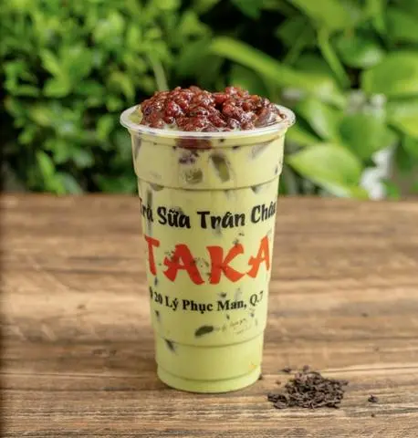 Hình ảnh Trà Sữa Thái Xanh Đậu Đỏ