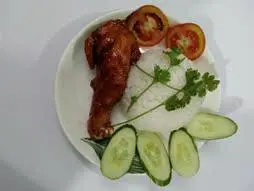 Hình ảnh Cơm đùi gà sốt