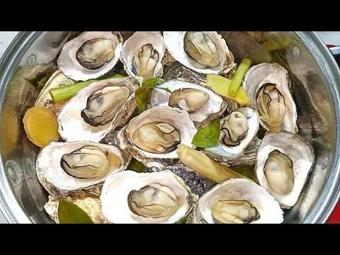 Hình ảnh hàu sữa hấp xã kèm nước chắm thần thánh