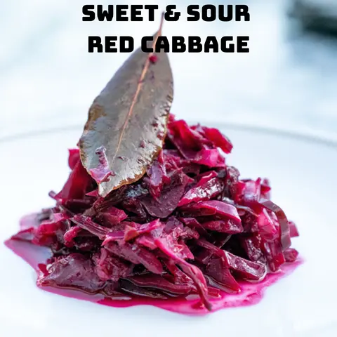 Hình ảnh Rotkraut - Sweet and sour red cabbage - Bắp cải tím chua ngọt kiểu Đức