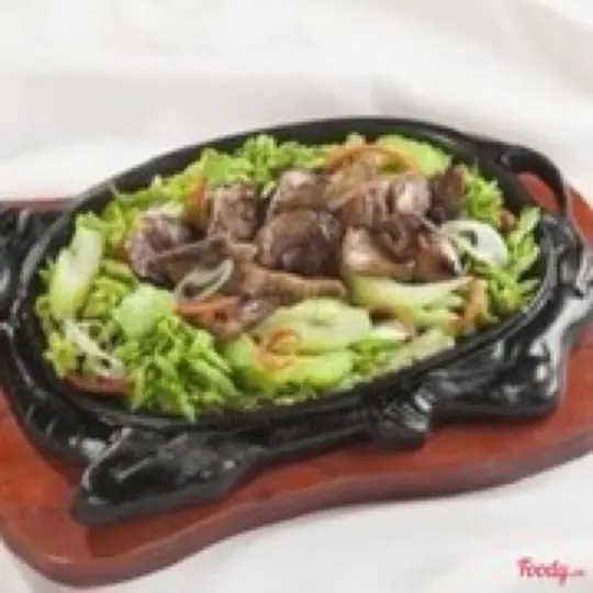 Hình ảnh Bò né chay - bánh mì chay
