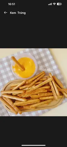 Hình ảnh Bánh que sốt kem