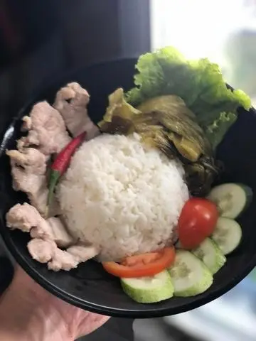 Hình ảnh Cơm Thịt Ba Chỉ Luộc