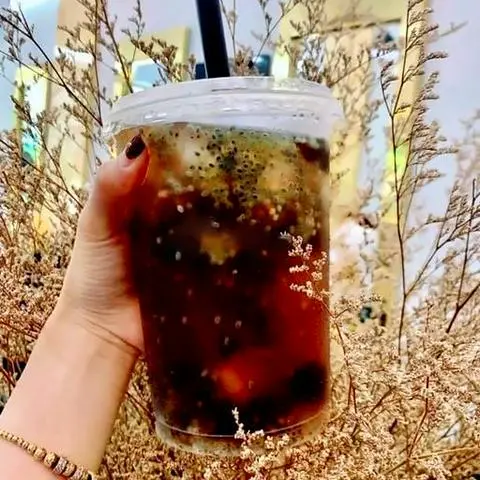 Hình ảnh Trà Bí Đao  Hạt Chia Trân Châu
