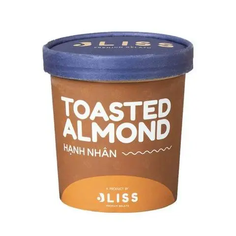 Hình ảnh Kem Hạnh Nhân 473ml Bliss Premium Gelato