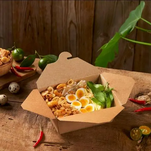 Hình ảnh Bánh tráng trộn Tóp mỡ lòng đào (phần 1-2 người)