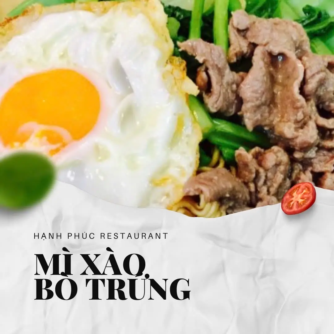 Hình ảnh Mì Xào Bò Trứng