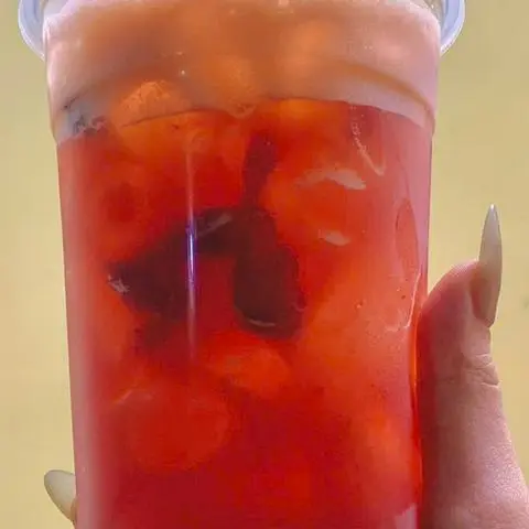 Hình ảnh Trà Dâu Hào Môn ( trà dâu ( topping ngũ vị)