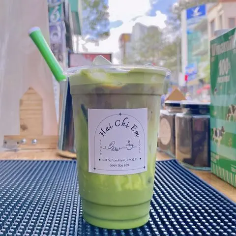 Hình ảnh Matcha latte cafe