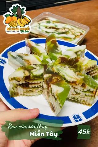 Hình ảnh Rau câu Sơn thủy béo giòn