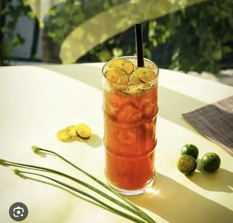 Hình ảnh Trà Tắc Mật Ong Thạch Trái Cây