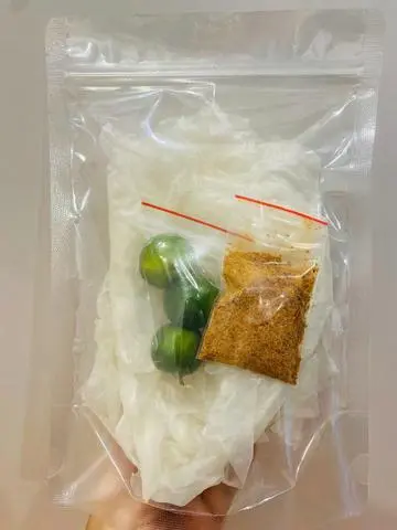 Hình ảnh Bánh tráng xé MUỐI BÒ tắc lớn