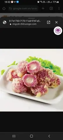 Hình ảnh Viên sôt khoai môn