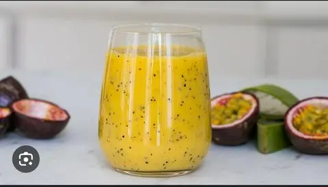 Hình ảnh Sinh tố xoài - chanh dây