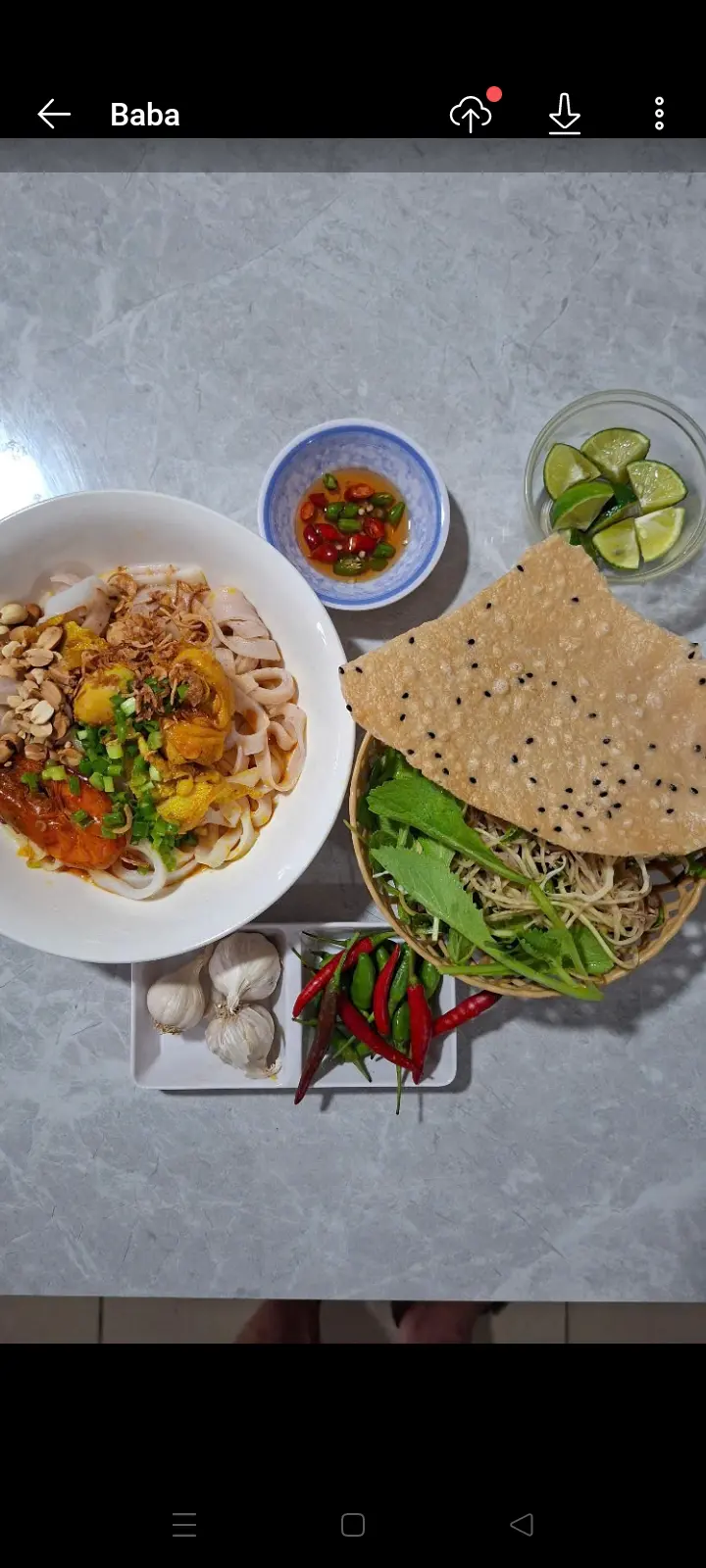 Hình ảnh Mì quảng (gà,tôm,thịt, trứng cút)