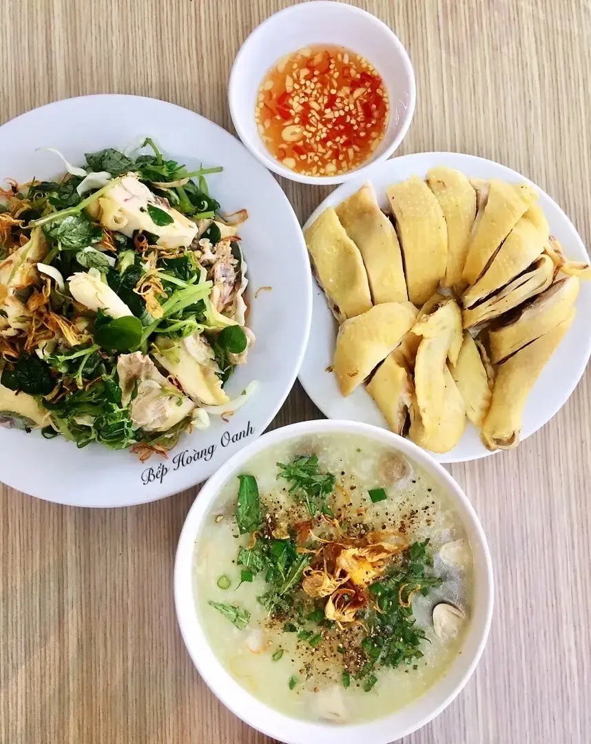 Hình ảnh cháo gỏi 2 người ăn 