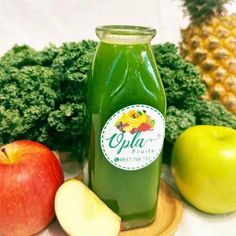 Hình ảnh (D5) Táo - thơm - cải kale 