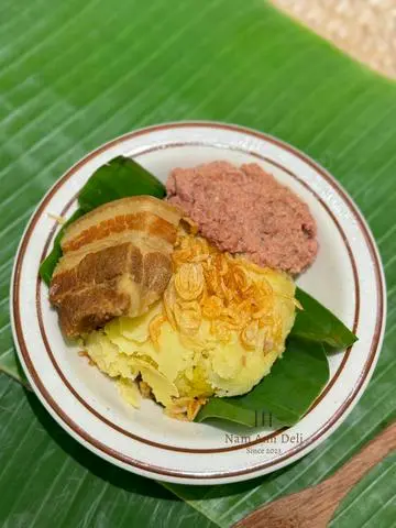Hình ảnh Xôi Xéo Thịt Kho + Pate 
