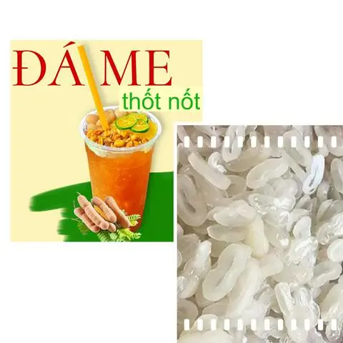 Hình ảnh Đá me thốt nốt rim, thơm rim, đậu phộng