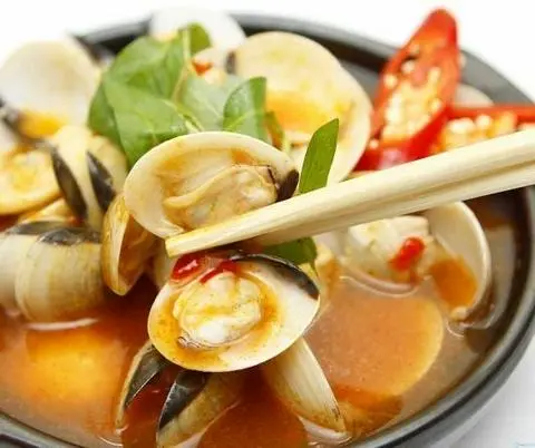 Hình ảnh Nghêu Hấp Sả 